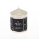 CANDELA MOCC. BIANCO 50 ORE CM.8 X H.10