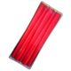 CANDELA CONICA X 10 PZ.ROSSO CM.25